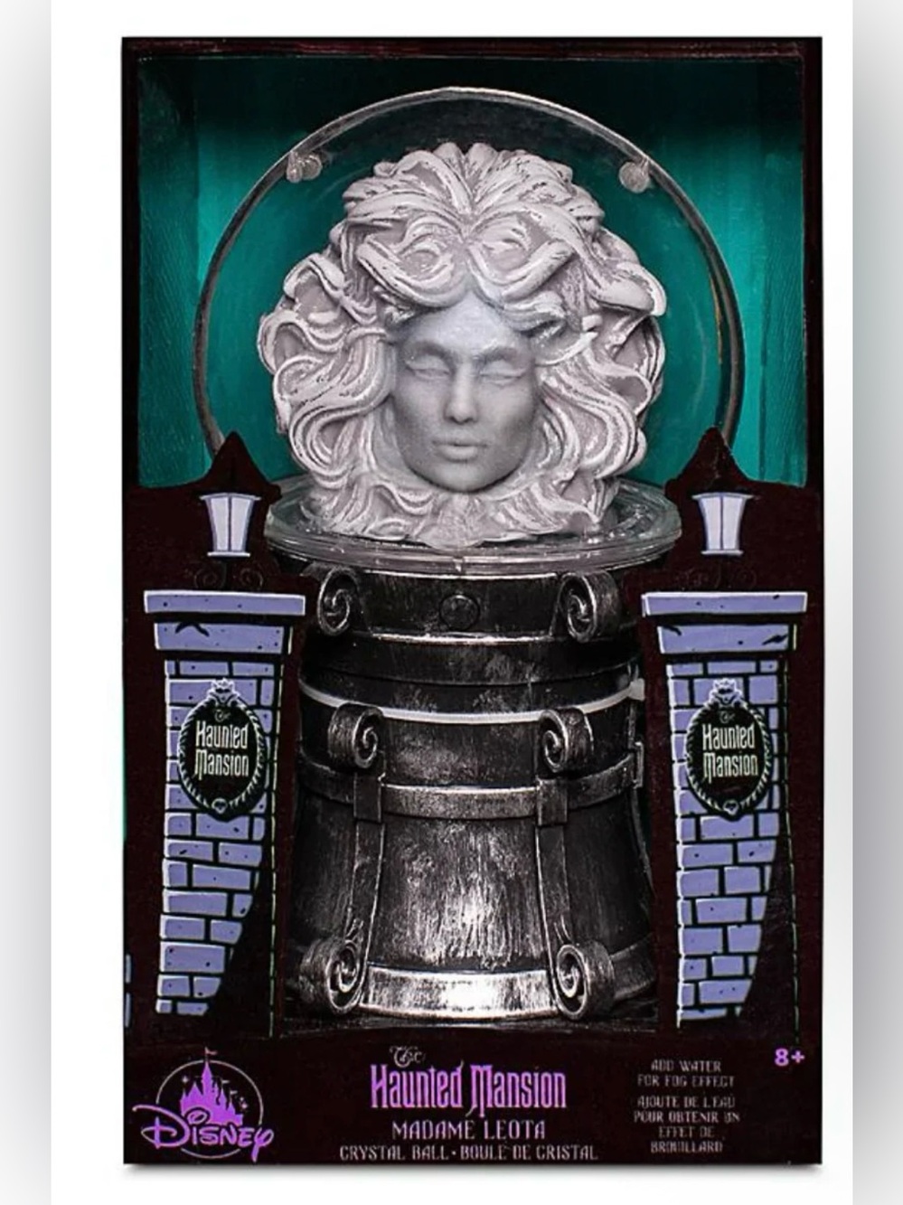 Disney Parks Madame Leota Crystal Ball Light Up Haunted Mansion Resin Figurine
